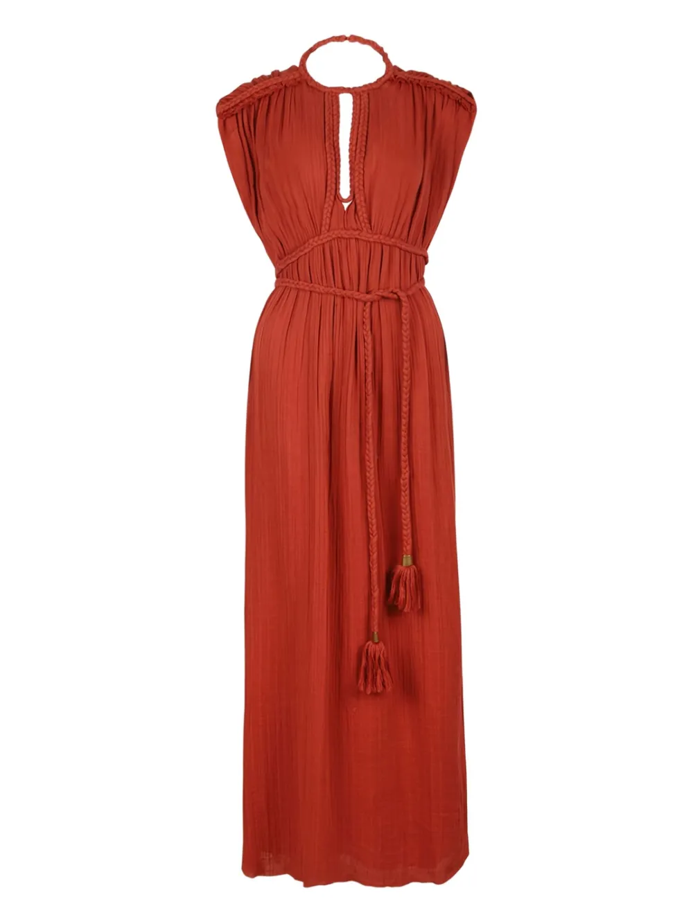 ISABEL MARANT Joya open-back braided-detail dress | Day Dresses | Image 2