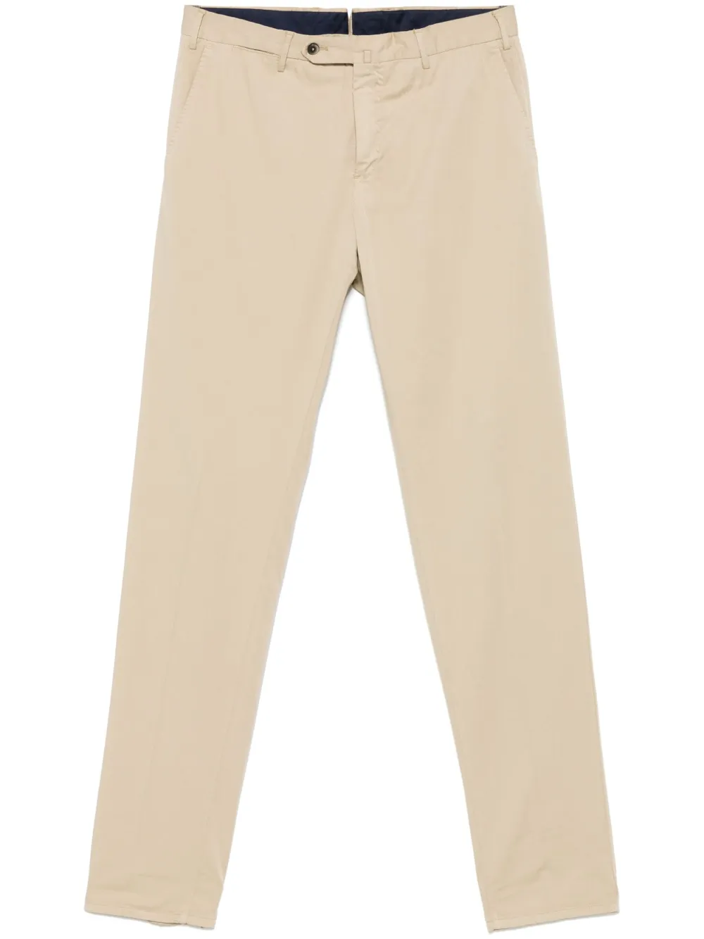 PT Torino Chino met toelopende pijpen Beige