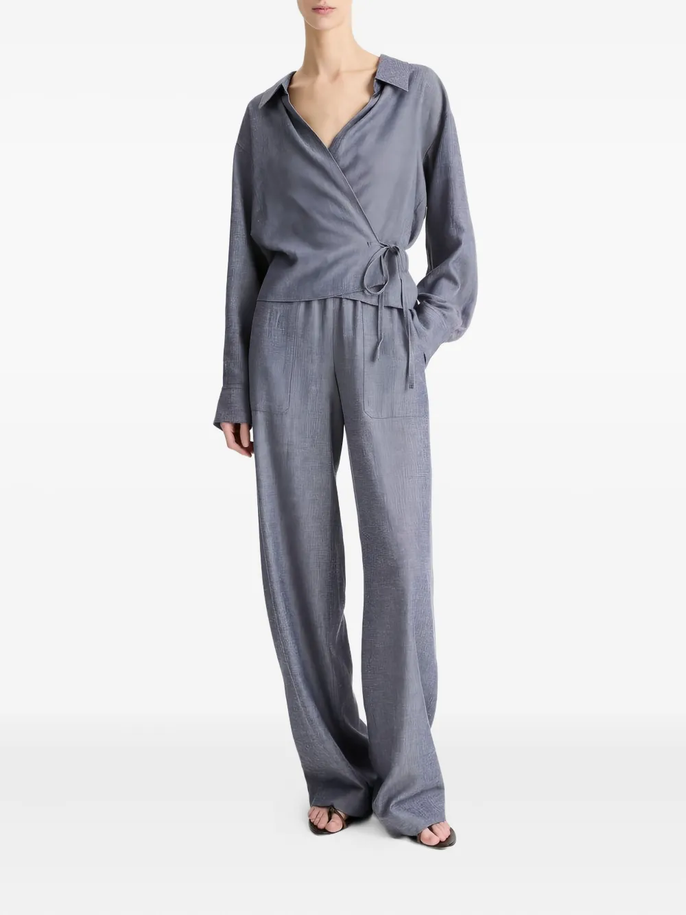 Vince Top met wikkeleffect en kraag Blauw