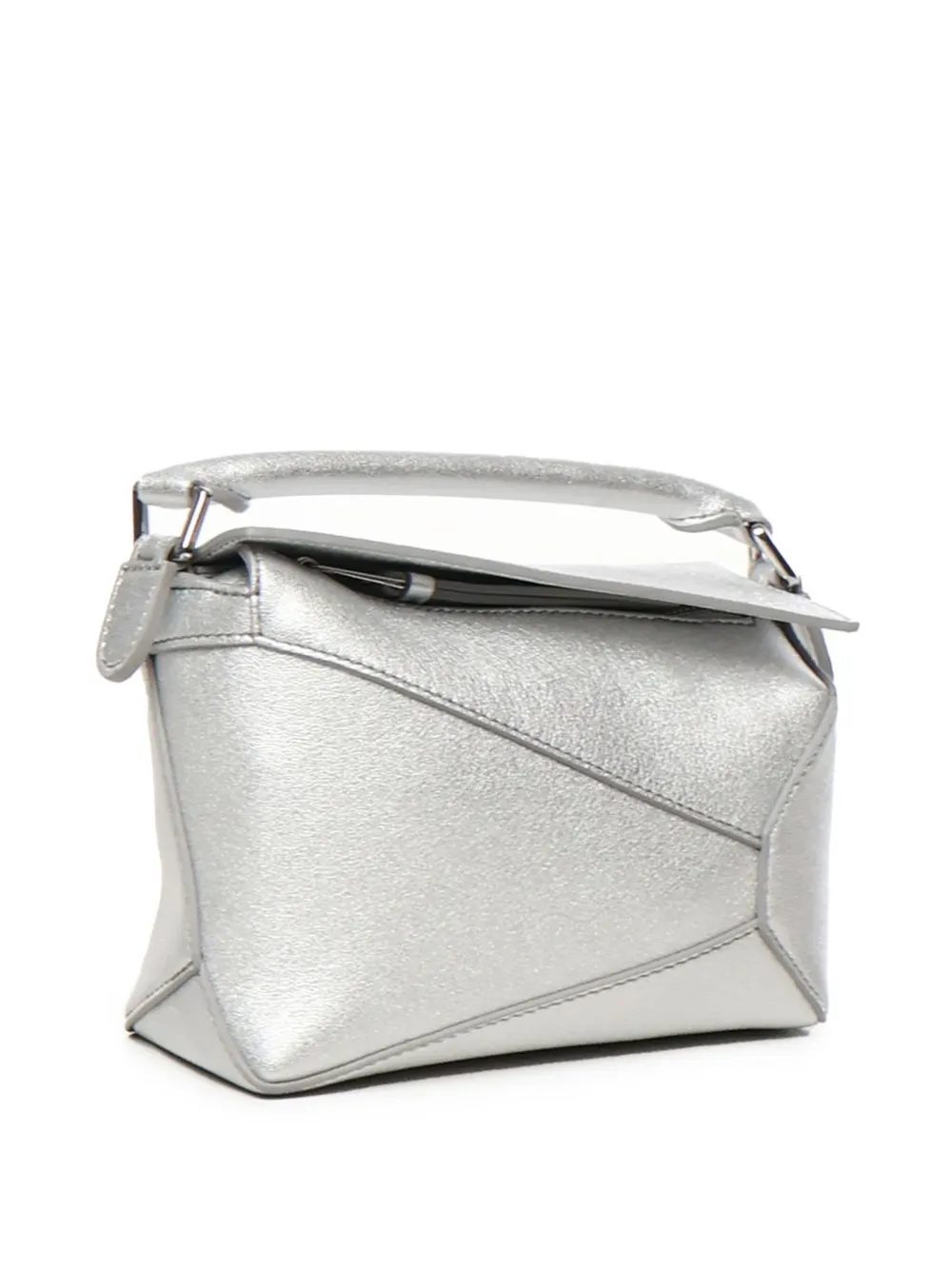 LOEWE Snail Dice schoudertas Zilver