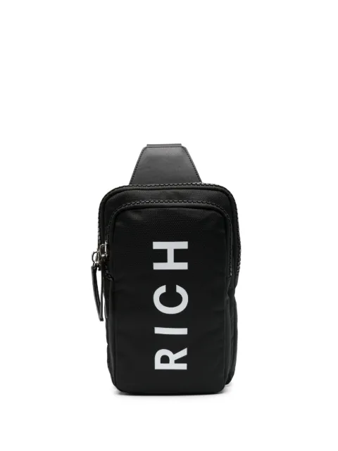 John Richmond mochila con logo estampado