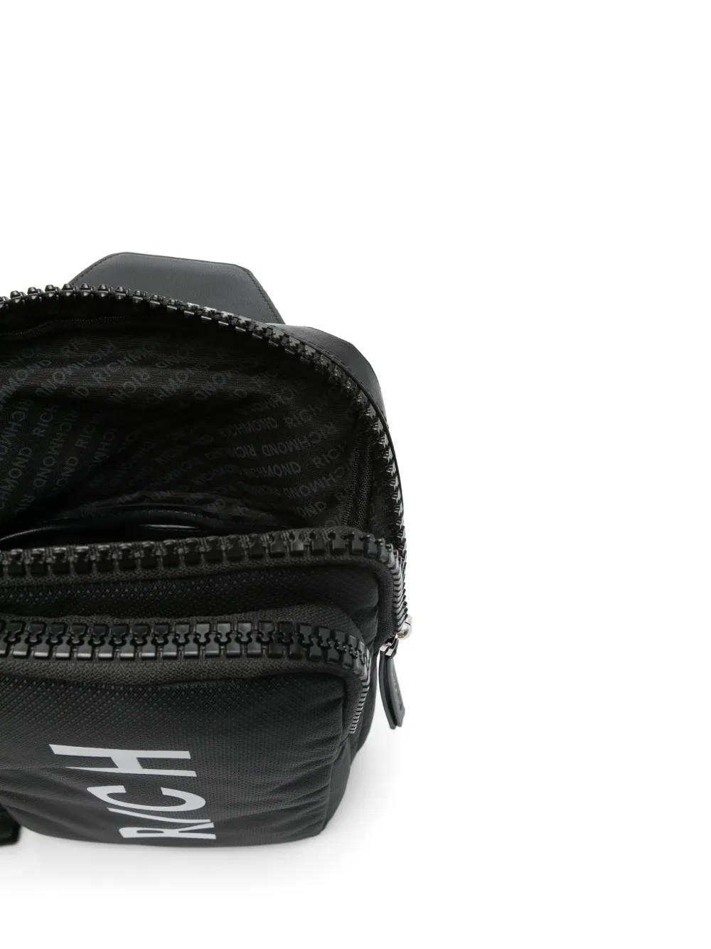 John Richmond Rucksack Mit Logo-print In Schwarz