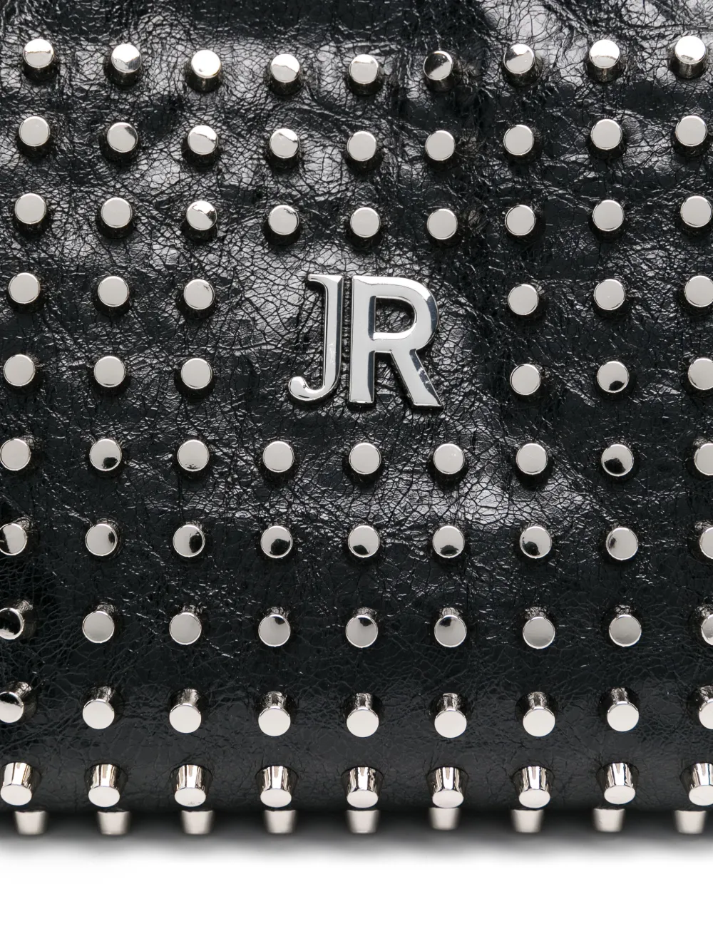 John Richmond Schoudertas met studs Zwart