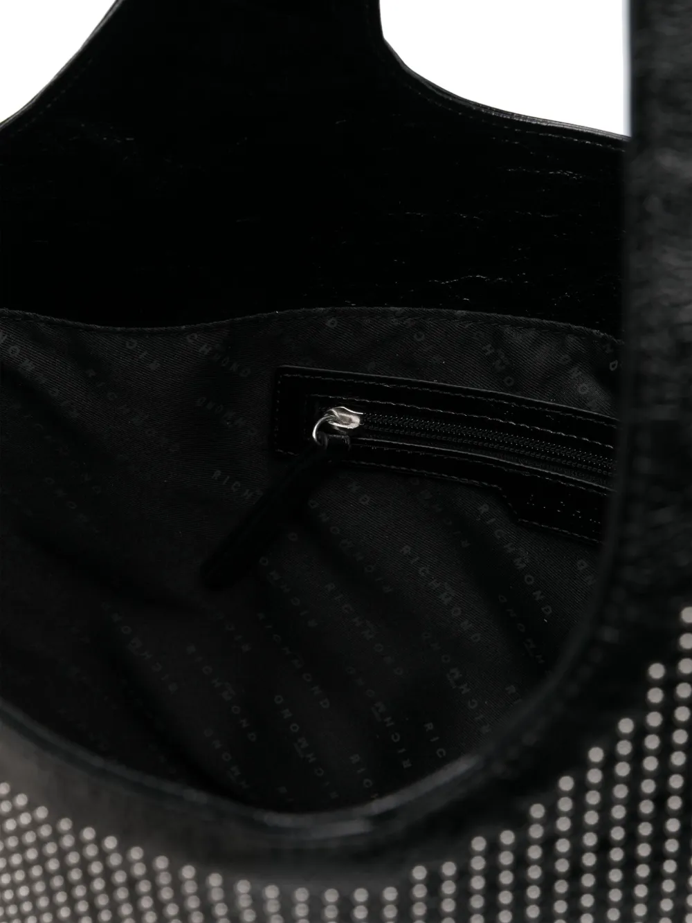 John Richmond Studded Tote Bag In Black