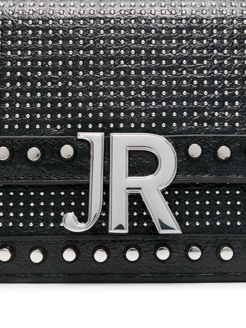 John Richmond Schoudertas met studs Zwart