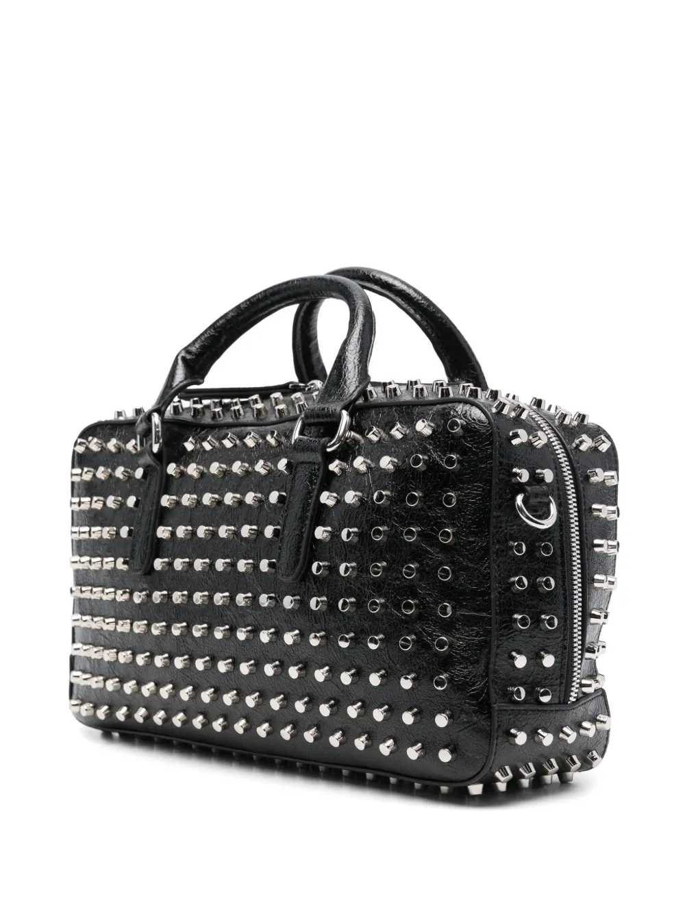 John Richmond Shopper met studs - Zwart