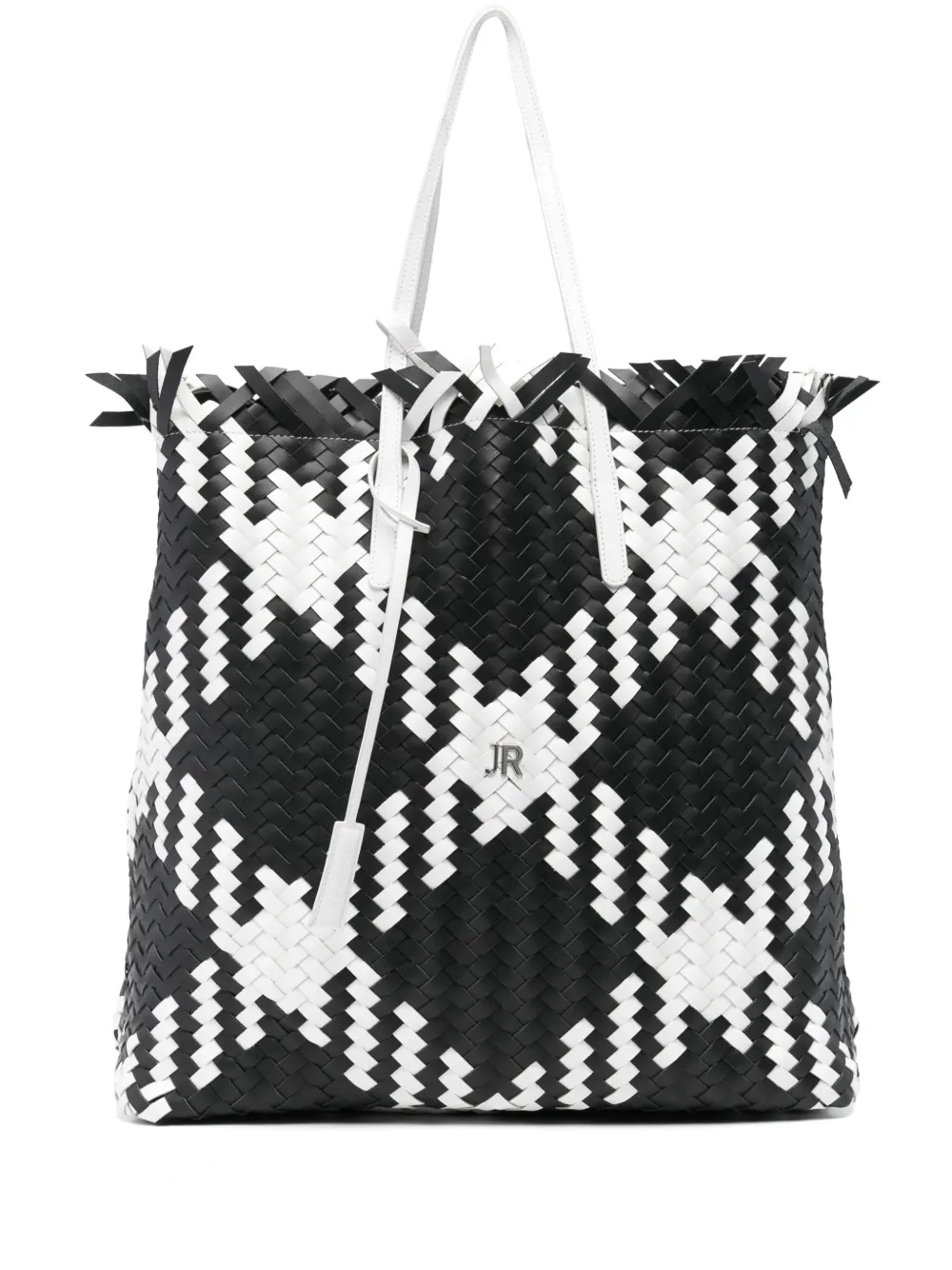 two-tone tote bag