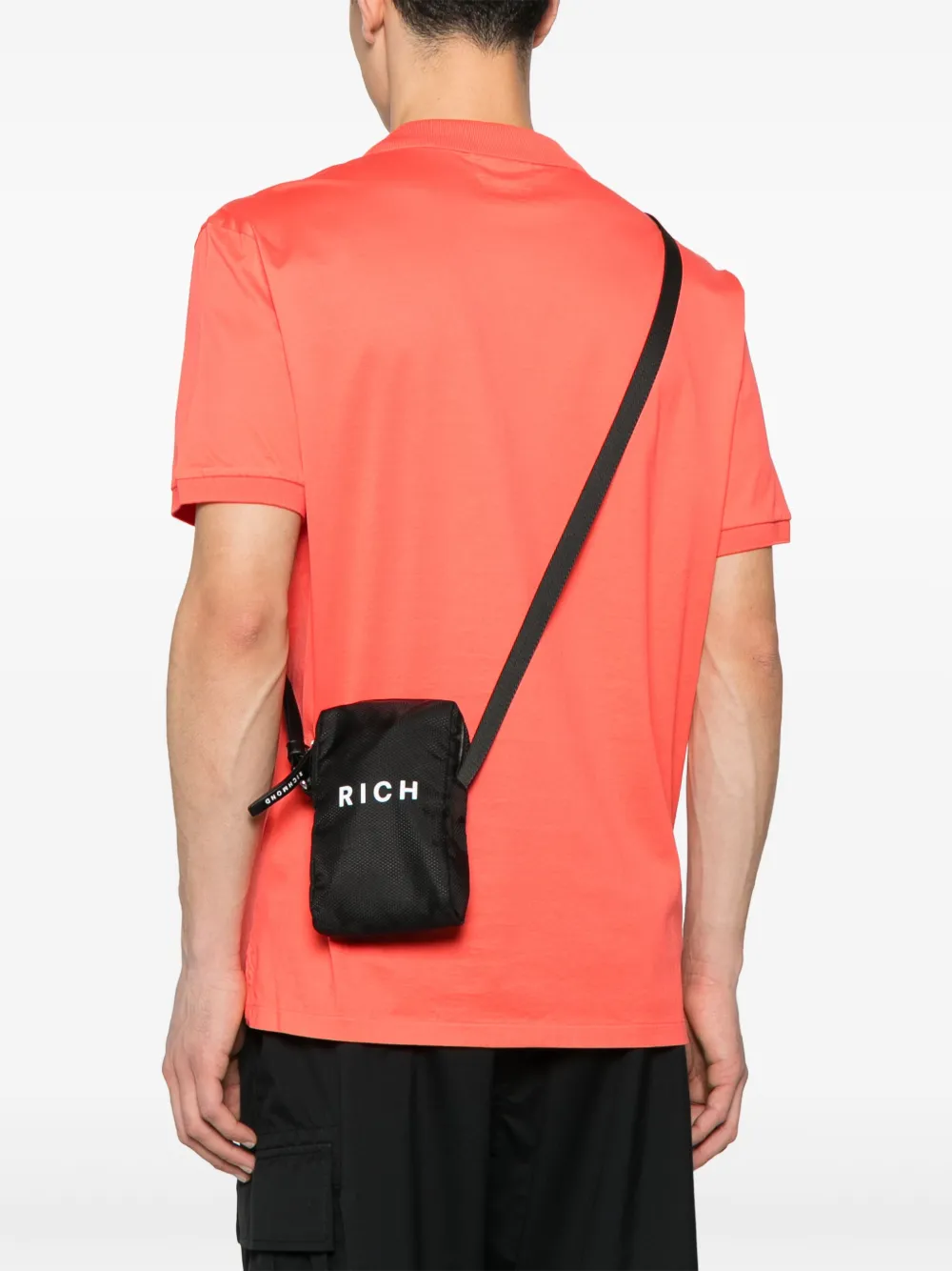 John Richmond logo-print messenger bag | Image 2