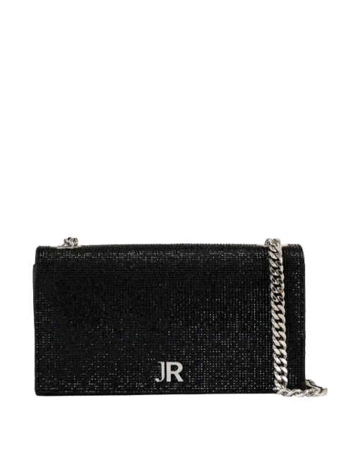 John Richmond chain logo clutch bag