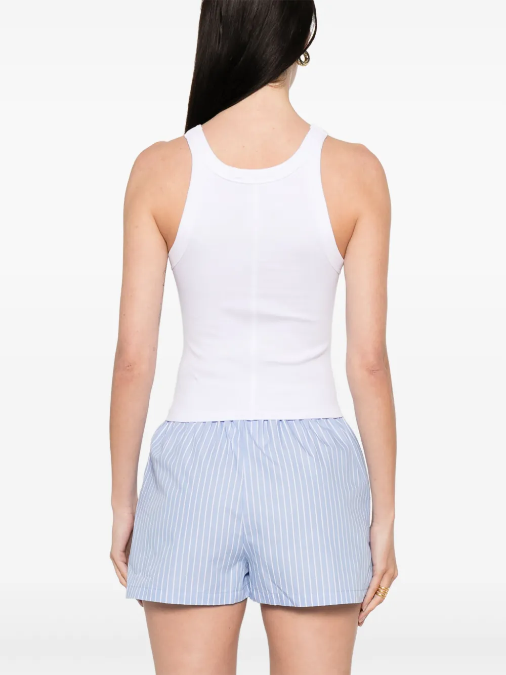 The New Arrivals Ilkyaz Ozel In Yang tanktop Wit