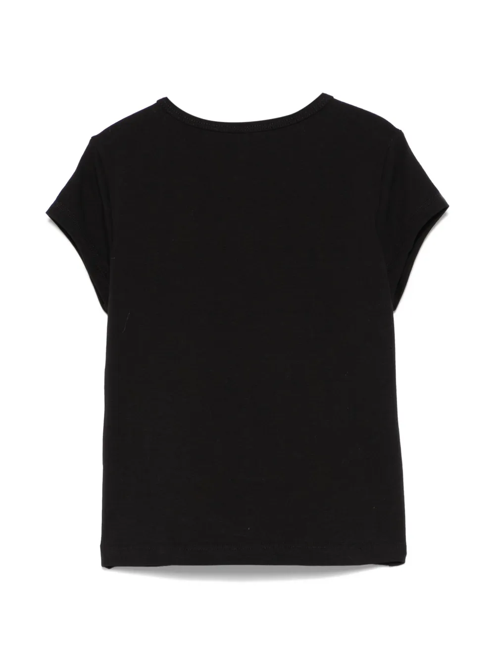 MSGM Kids Stretch-jersey T-shirt - Zwart