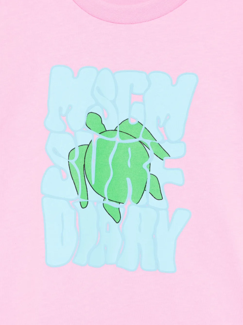 MSGM Kids T-shirt met logoprint Roze