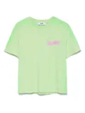 MSGM Kids logo-print T-shirt - Green