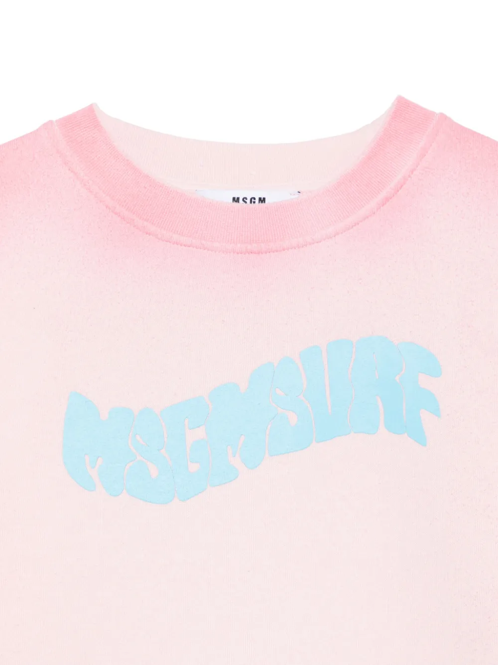 MSGM Kids Airbrushed sweater Roze