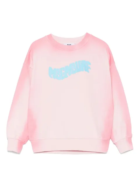MSGM Kids airbrushed sweatshirt