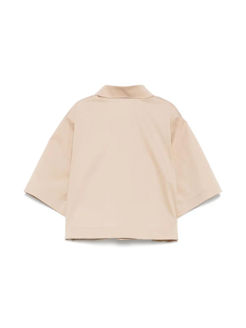 MSGM Kids Popeline shirt - Beige