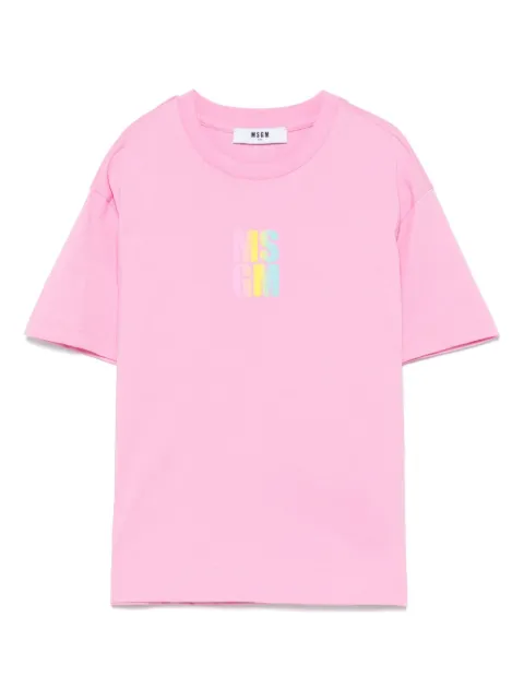 MSGM Kids logo-embossed T-shirt 