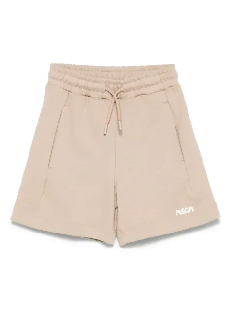 MSGM Kids logo-print shorts 