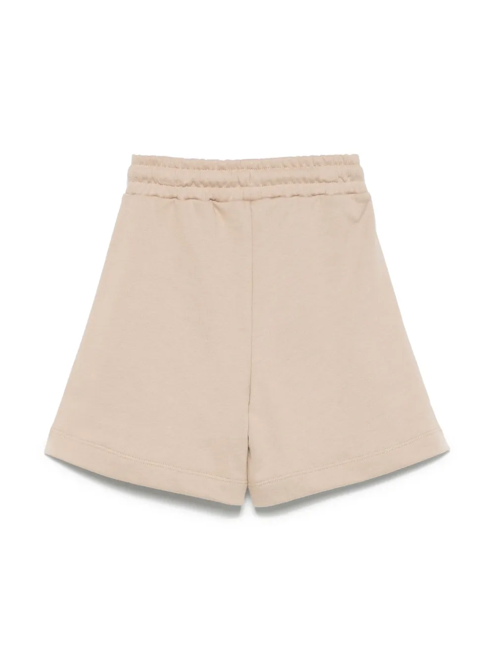 MSGM Kids Shorts met logoprint - Beige