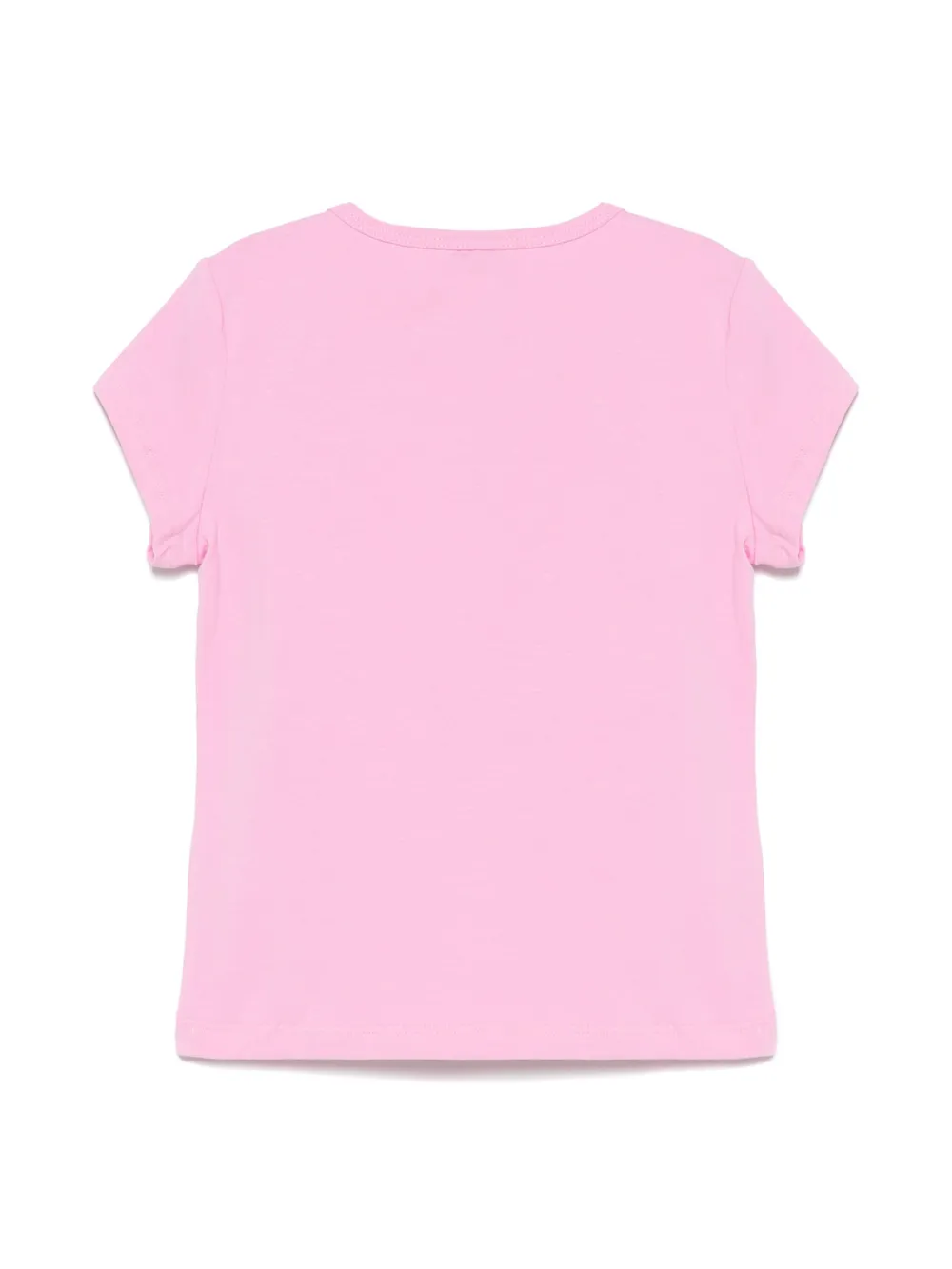 MSGM Kids T-shirt met geborduurd logo - Roze