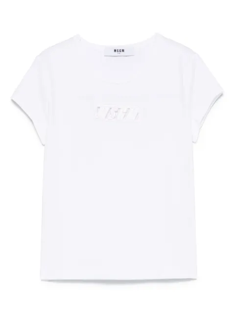 MSGM Kids stretch-jersey T-shirt