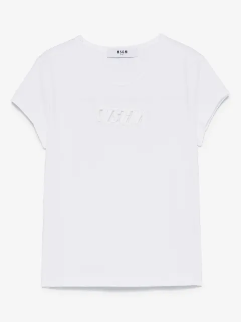 MSGM Kids stretch-jersey T-shirt