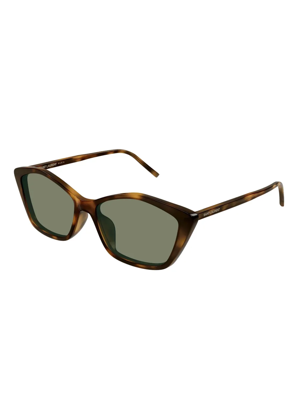 Saint Laurent Eyewear Zonnebril met cat-eye montuur - Bruin