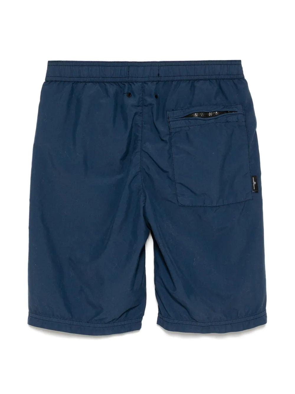 Stone Island Junior Shorts met logopatch - Blauw