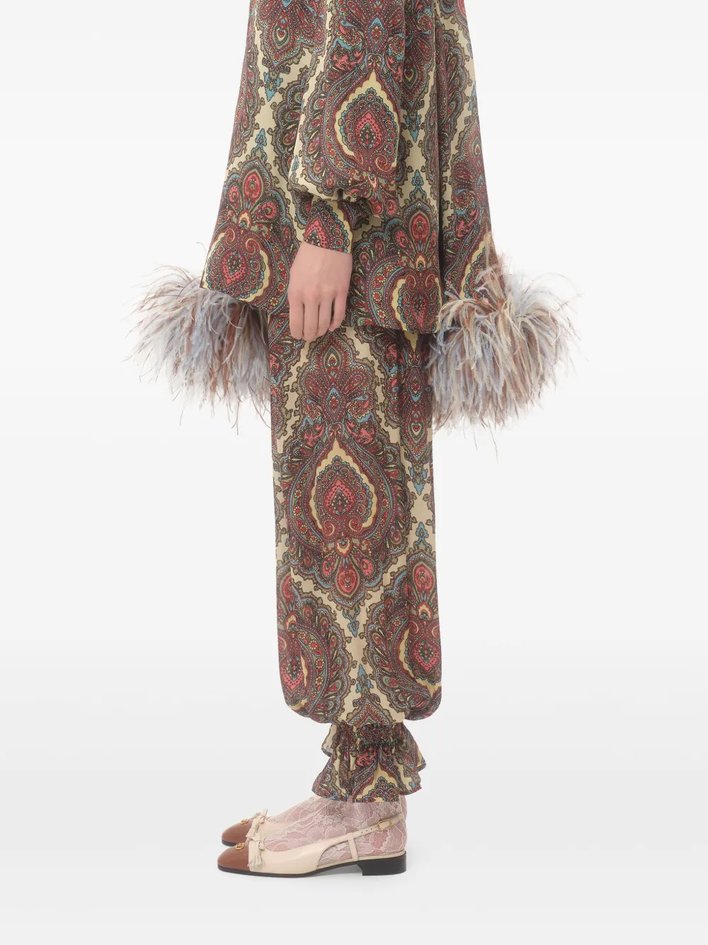 Valentino Garavani Voyage broek met print Rood