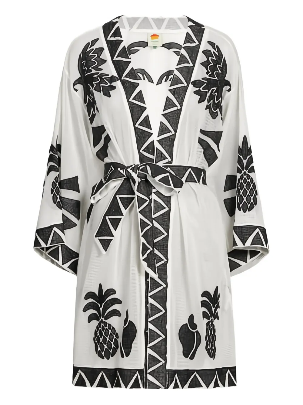 FARM Rio Badjas met palmboomprint Wit