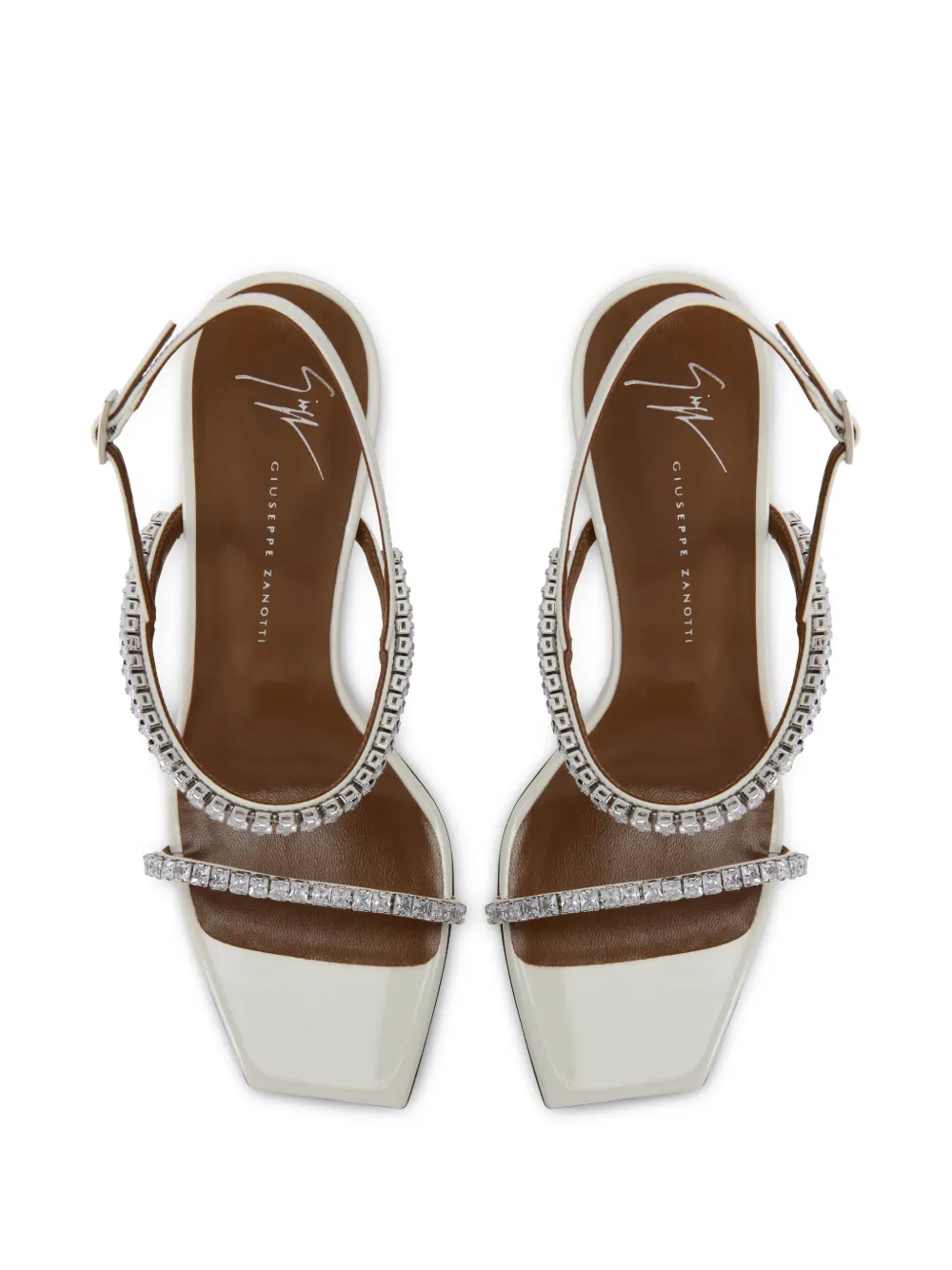 Giuseppe Zanotti 90mm Valentiine sandals White