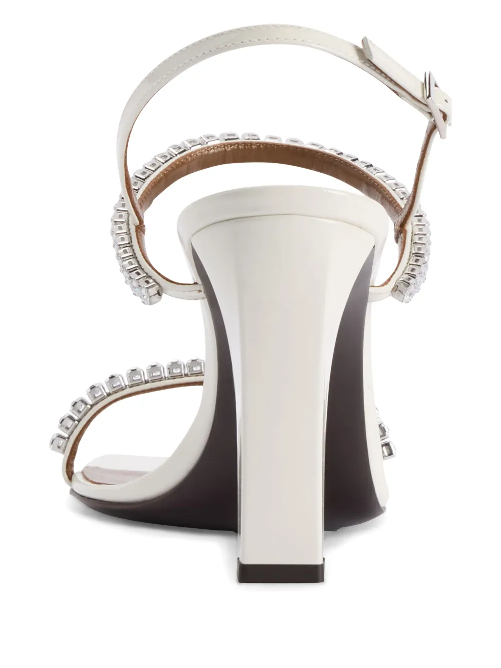 Giuseppe Zanotti 90mm Valentiine Sandals In White