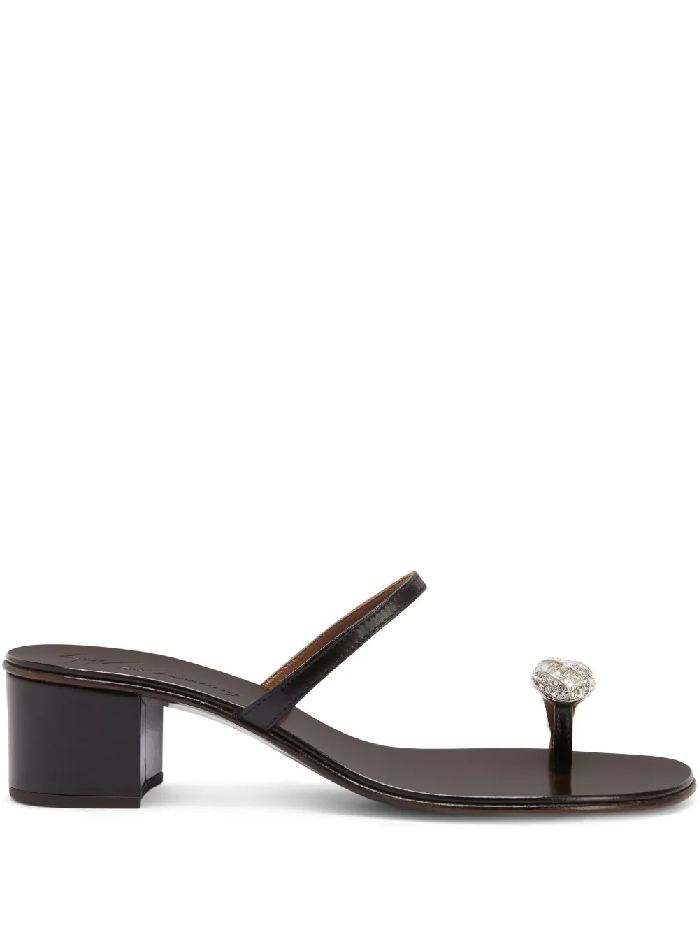 Giuseppe Zanotti 40mm Icon Ring sandals Black