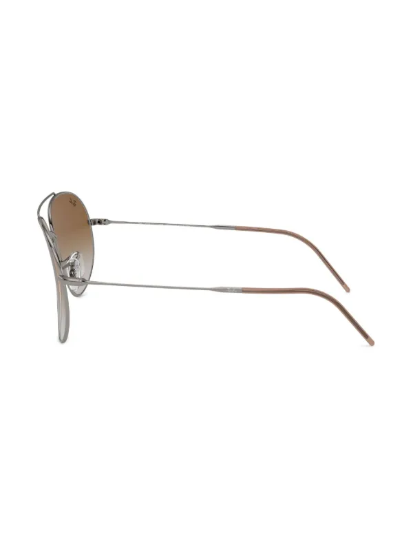 Ray-Ban Aviator Reverse gradient-lens Sunglasses | Brown  display picture 2