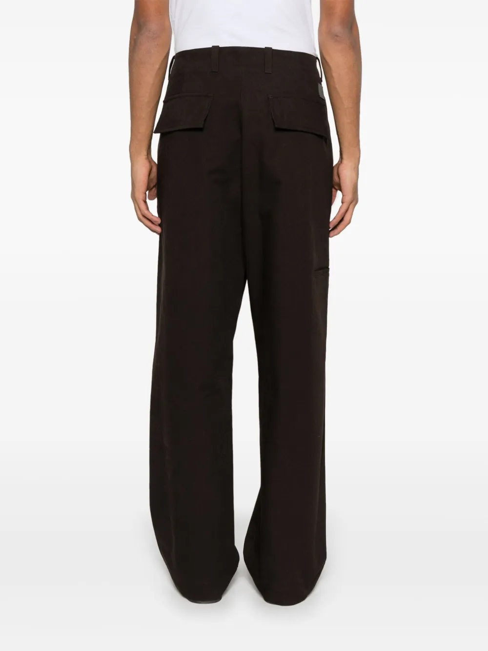 Jil Sander Canvas broek Bruin