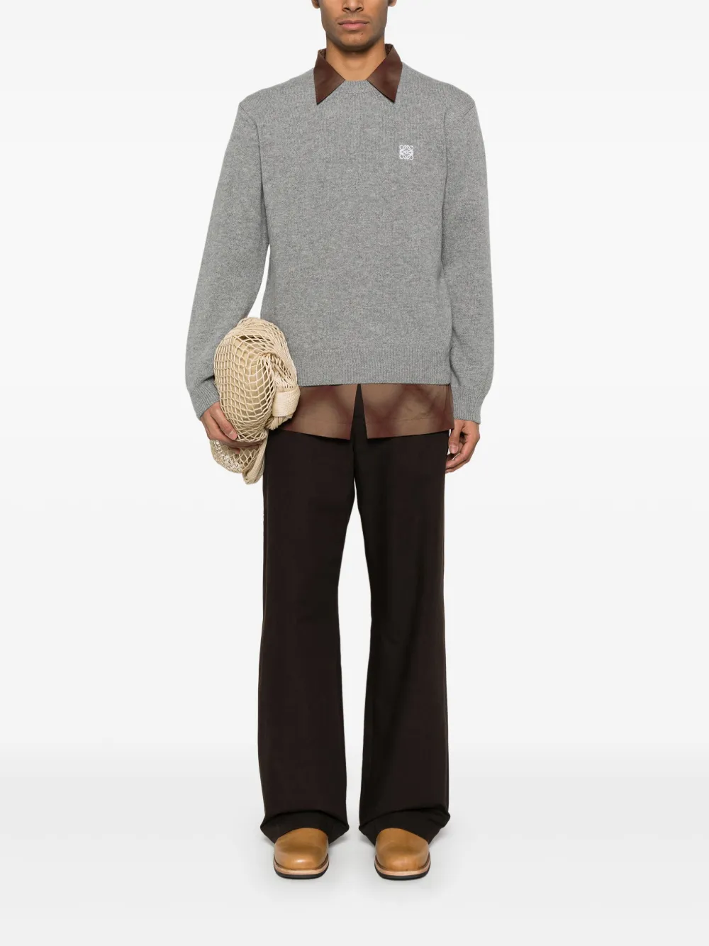 Jil Sander + canvas trousers - Bruin