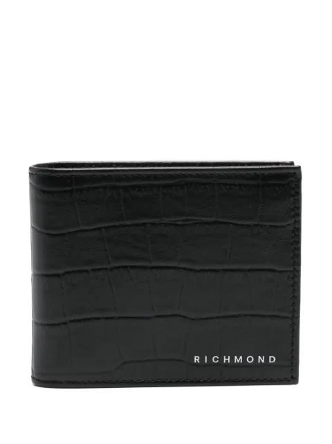 John Richmond cartera con logo estampado