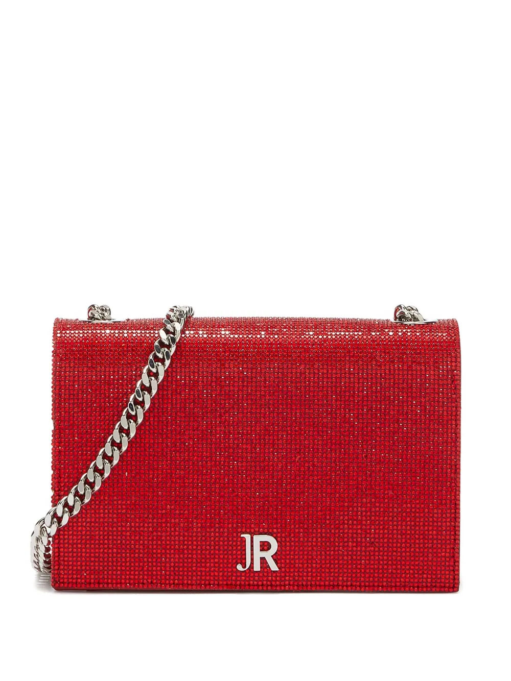 John Richmond Borsa a spalla con decorazione - Rosso