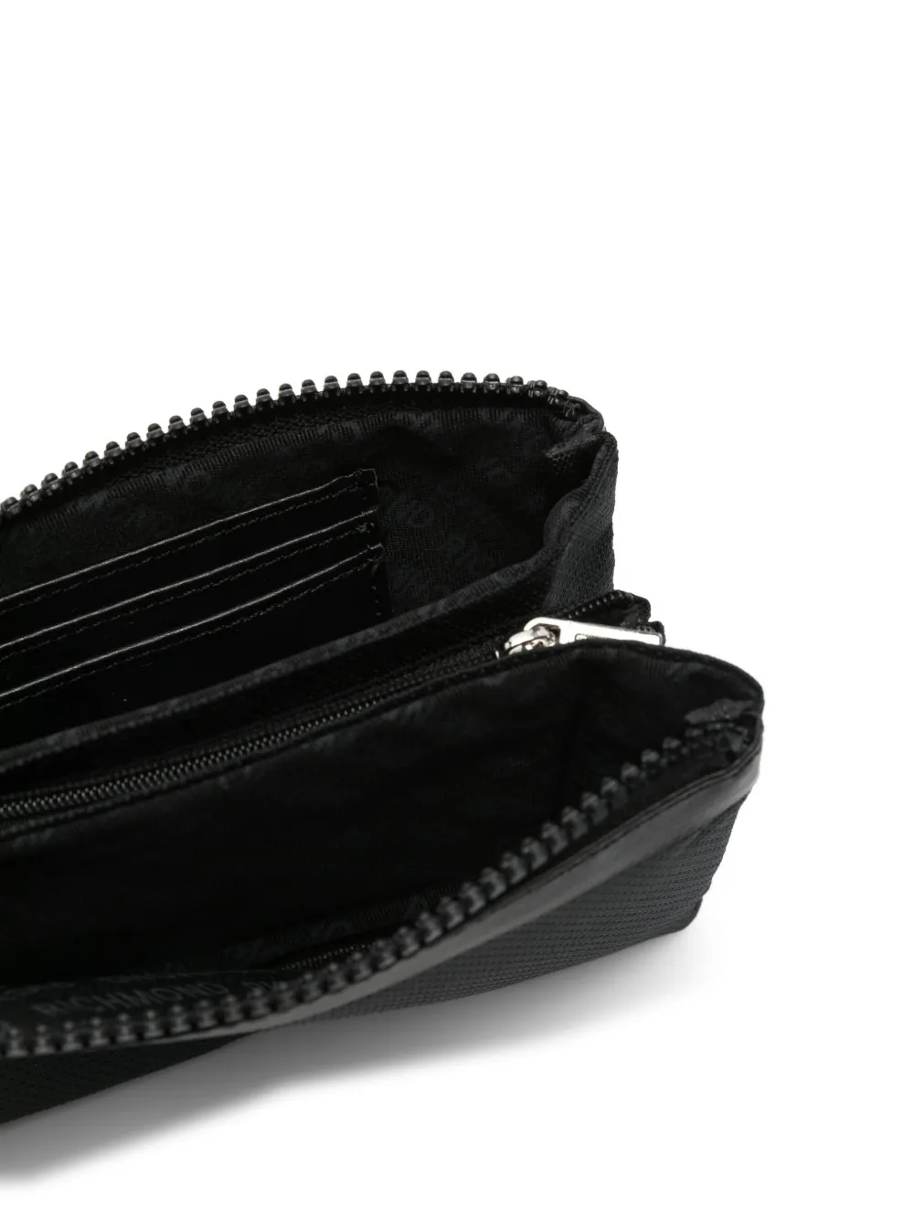 John Richmond Portemonnaie Mit Logo-patch In Schwarz