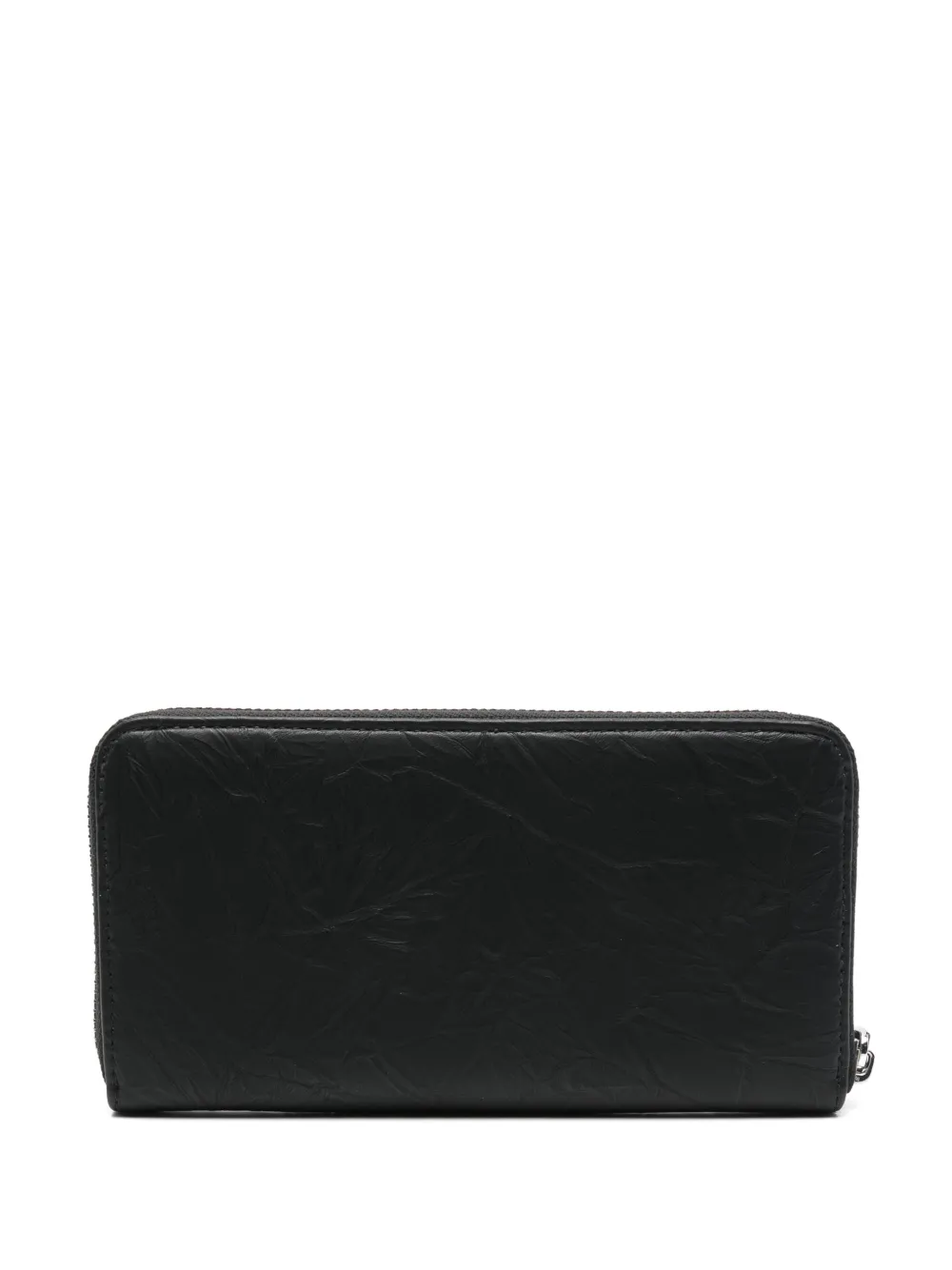 John Richmond logo-stamp wallet - Zwart