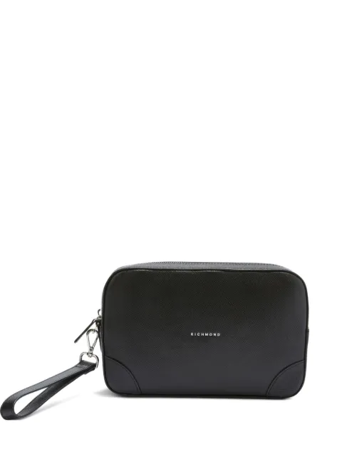 John Richmond zip clutch bag