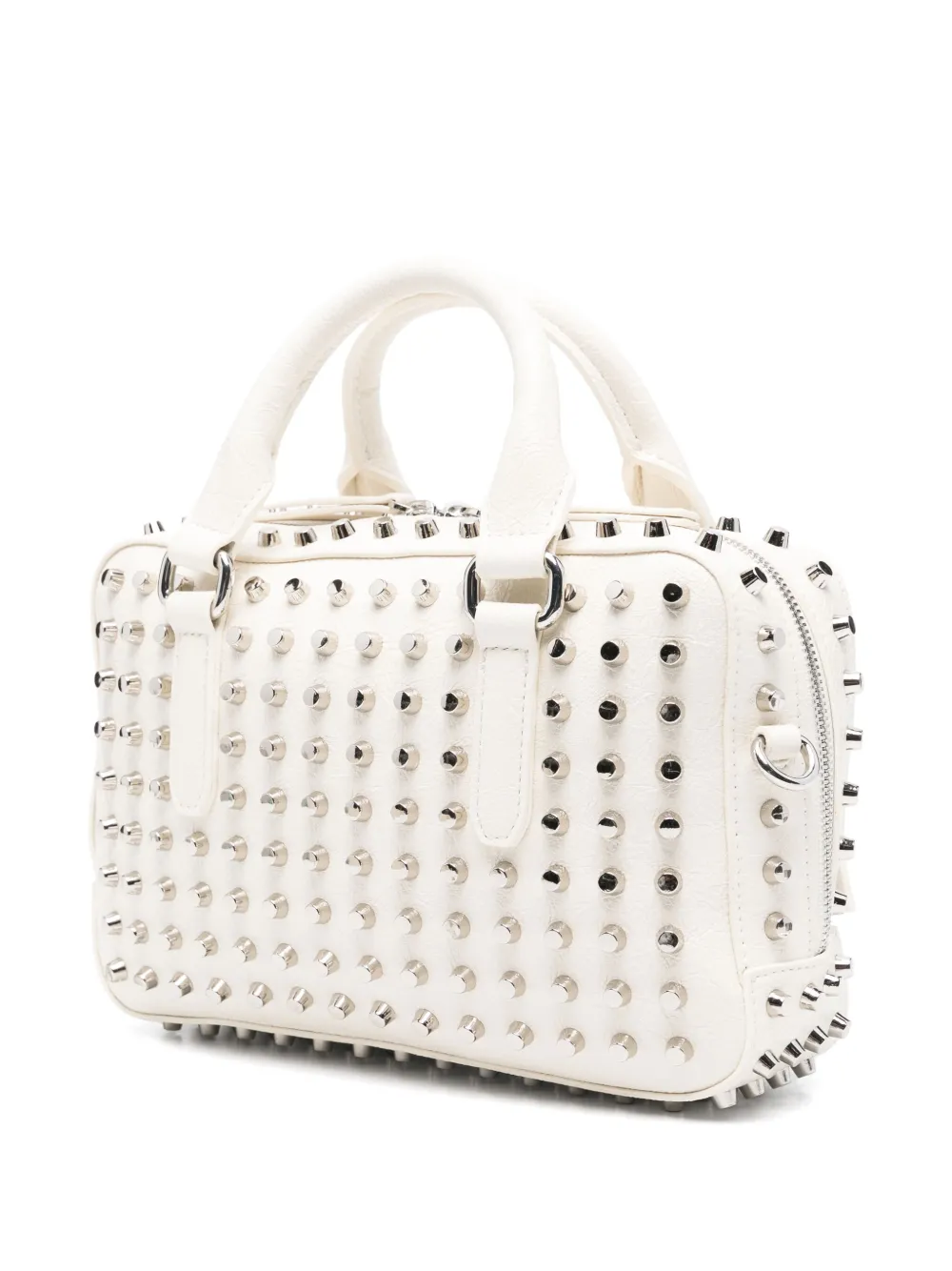 John Richmond Shopper met studs - Wit