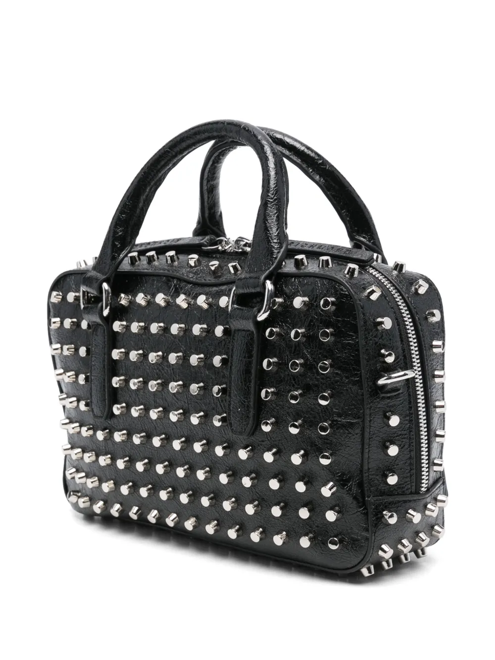 John Richmond Shopper met studs - Zwart