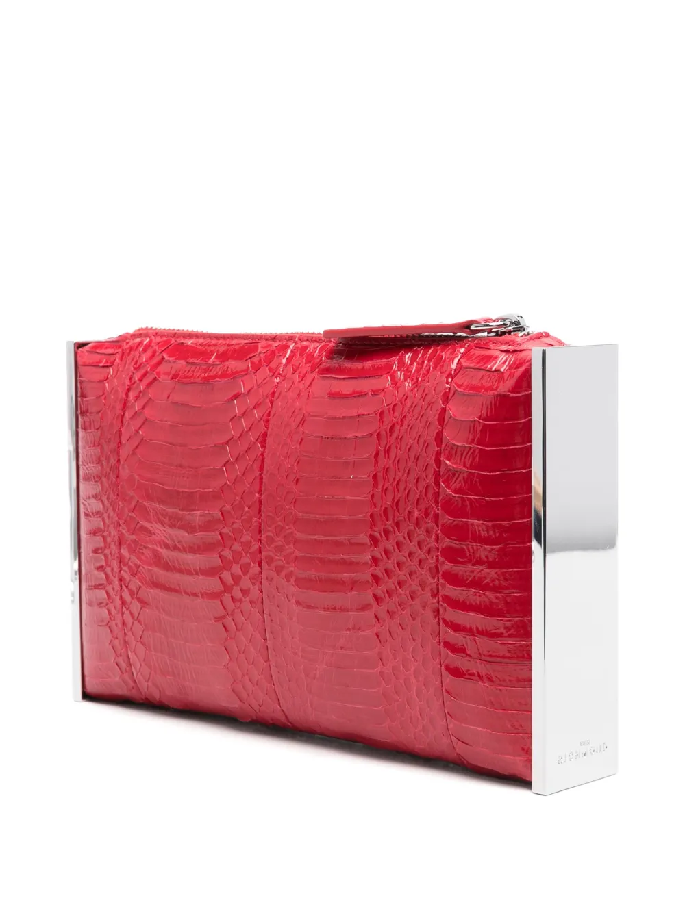 John Richmond Leren clutch - Rood