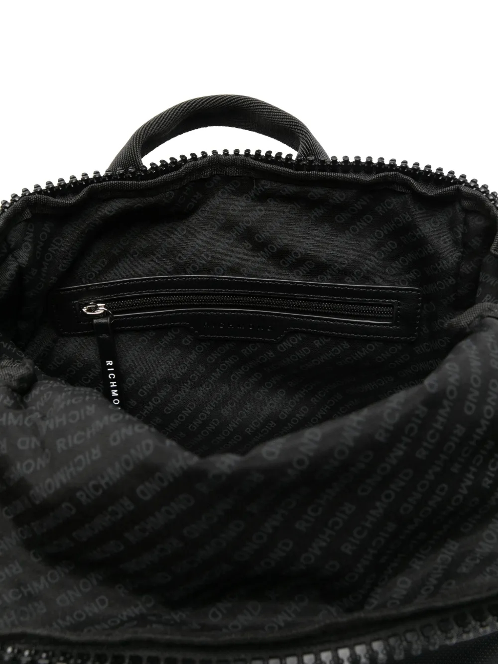 John Richmond Rugzak met logoprint Zwart