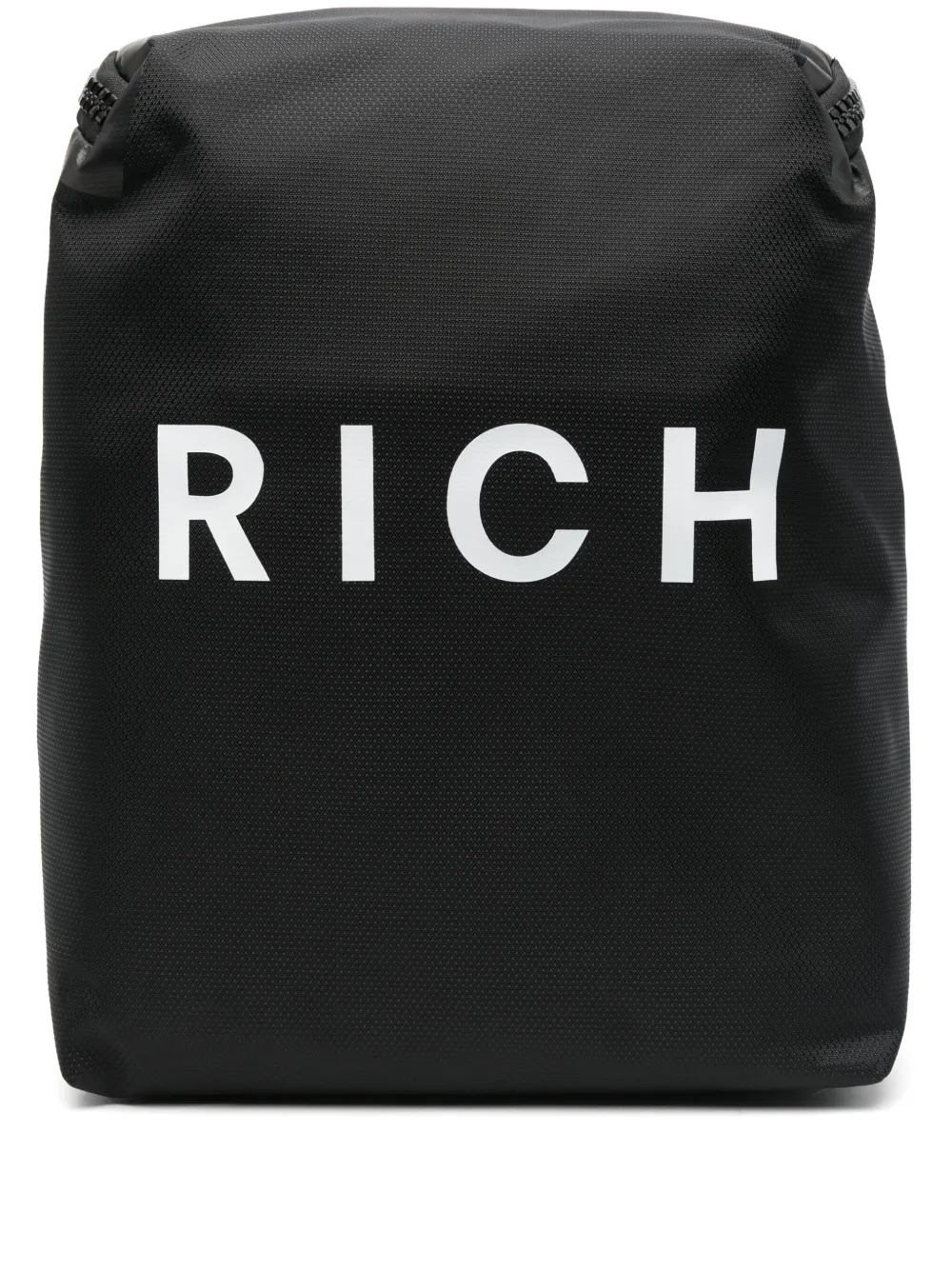 logo-print backpack