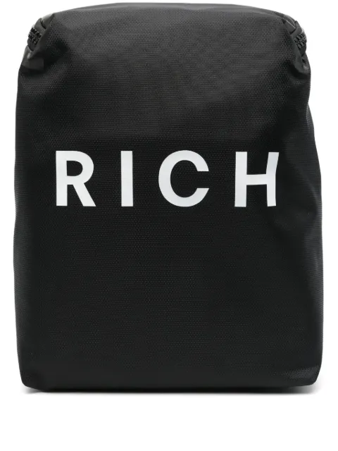 John Richmond mochila con logo estampado