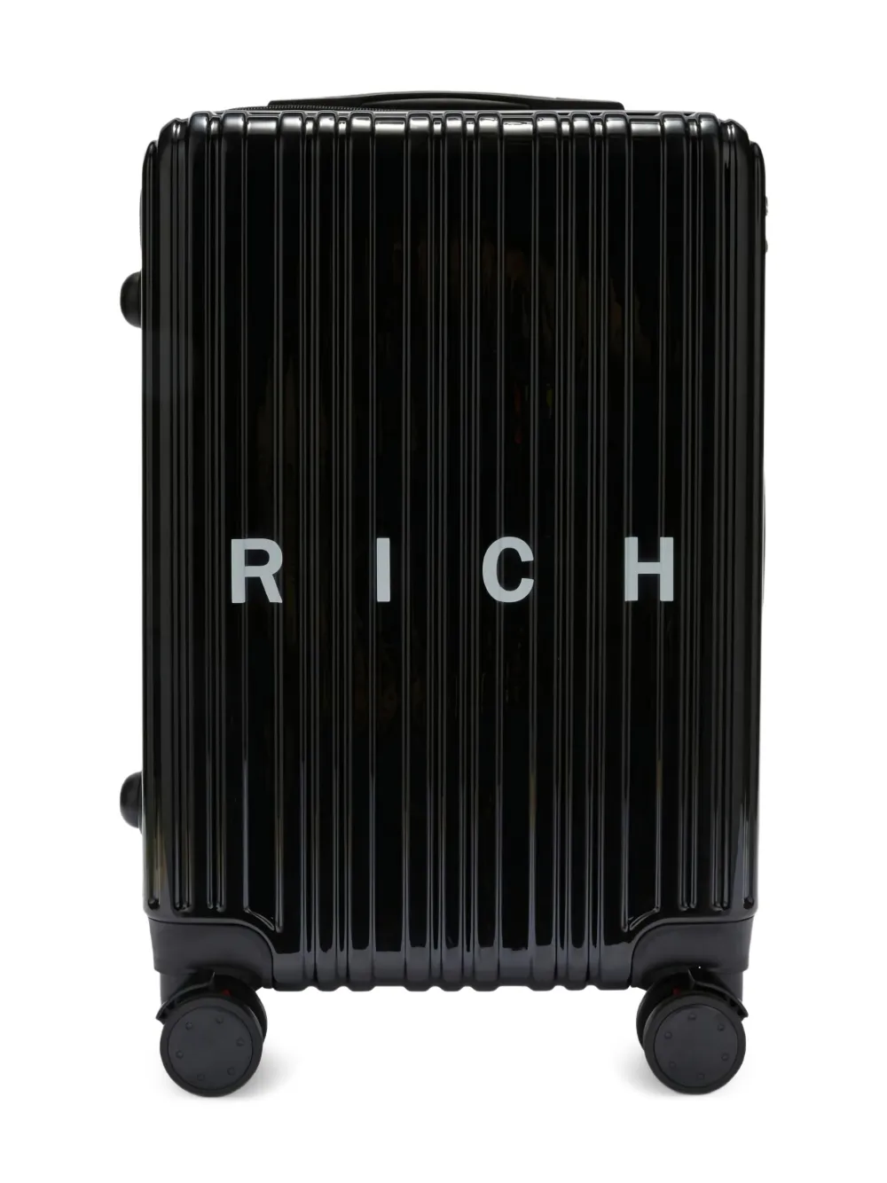 John Richmond Valigia con stampa - Nero