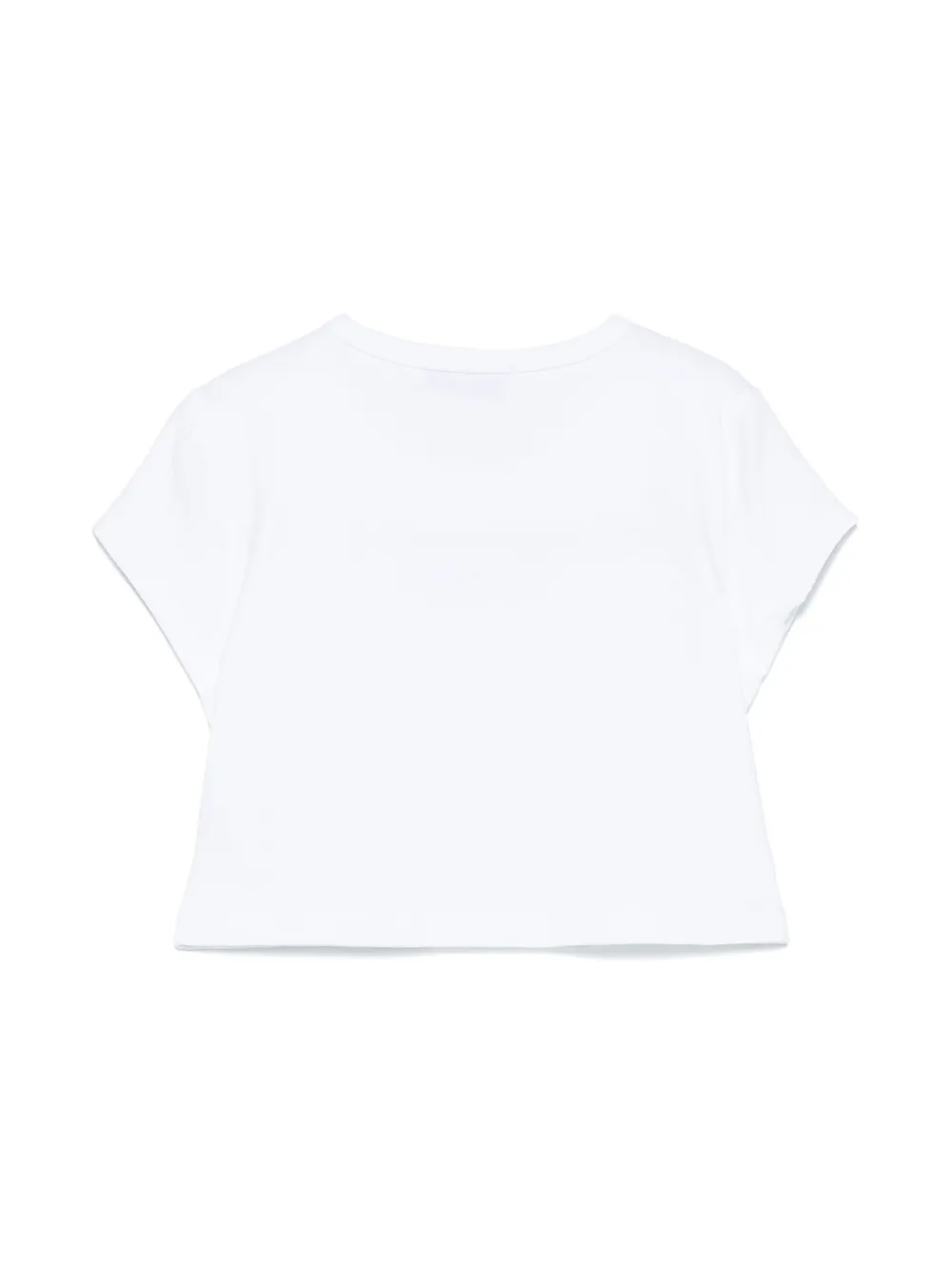 MSGM Kids T-shirt met geborduurd logo - Wit