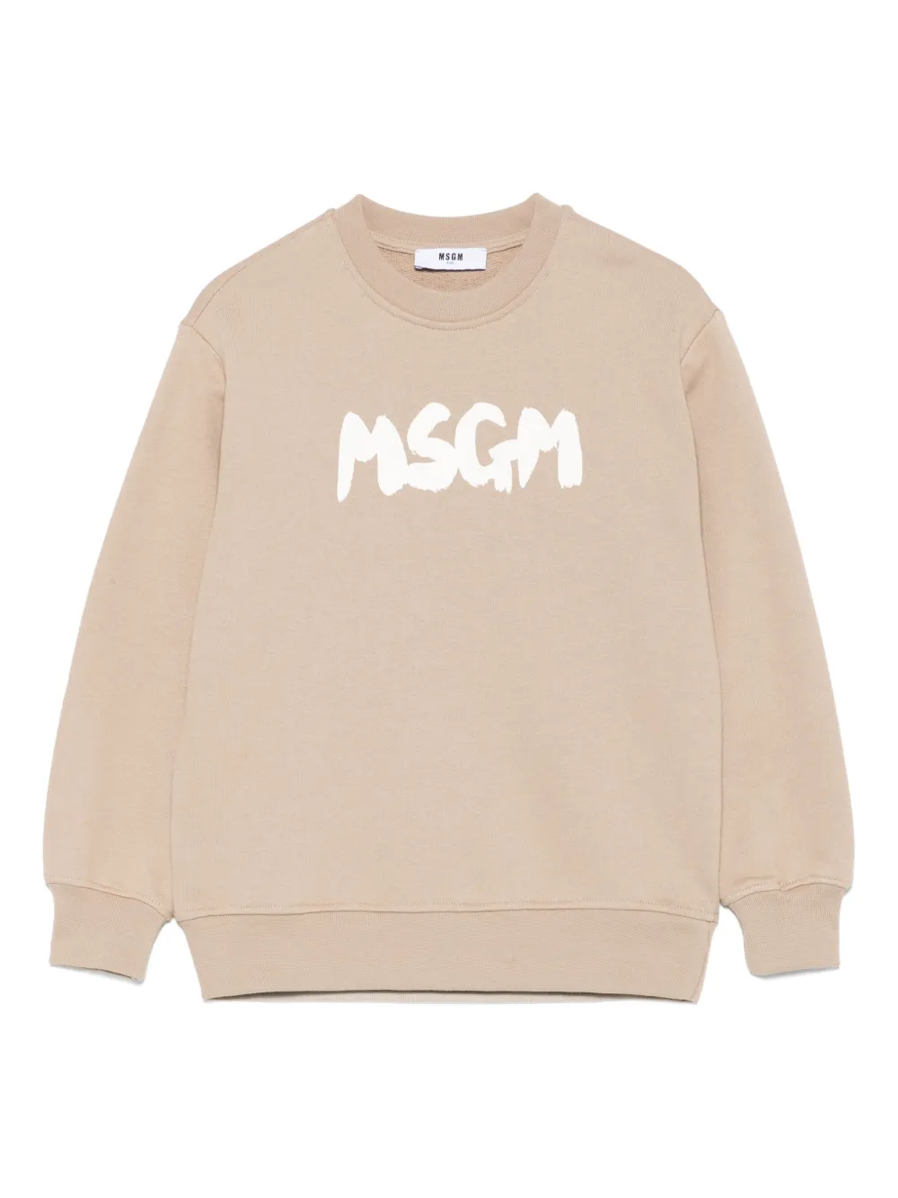 MSGM Kids logo-print sweatshirt | Neutrals | Image 1